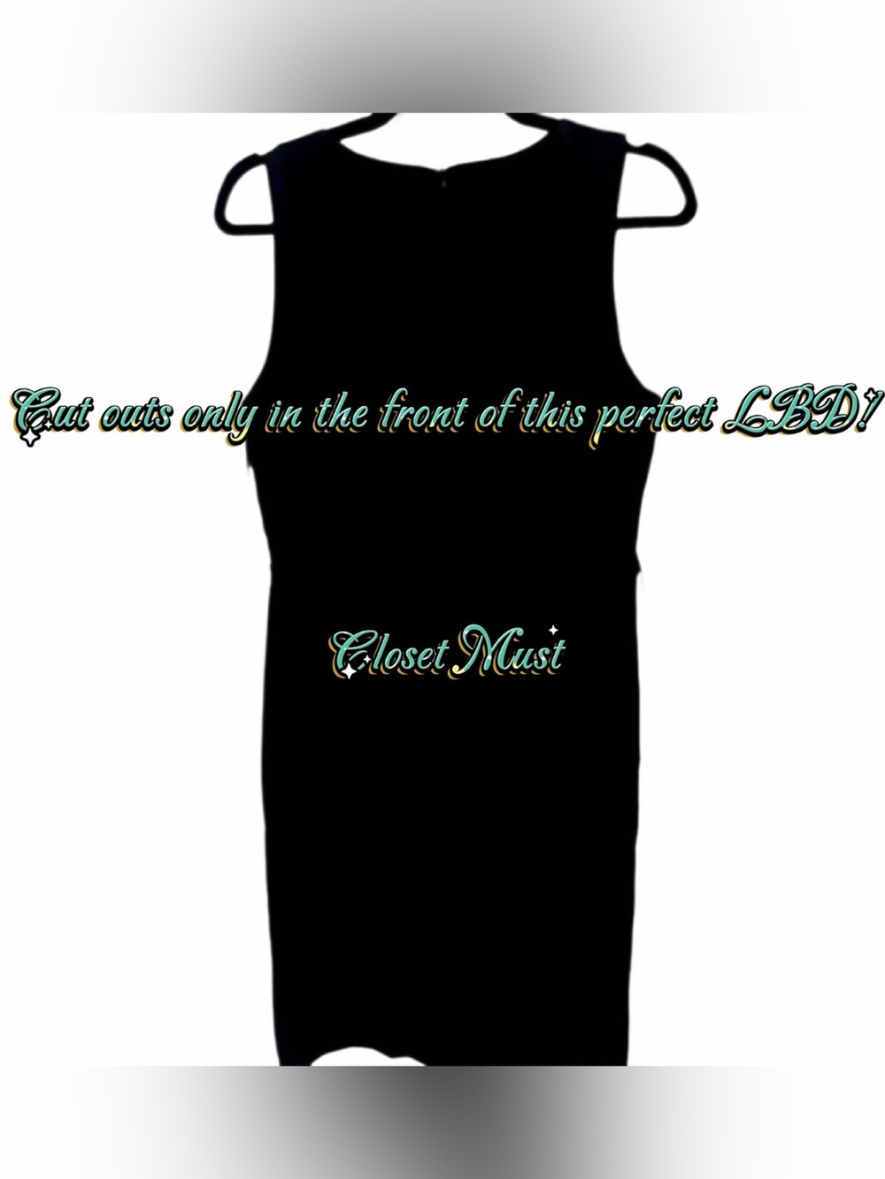 NWT- Julia Jordan Perfect LBD with a cut out mid section. size 8 Classic Look